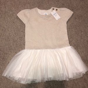 Baby Gap gold dress
